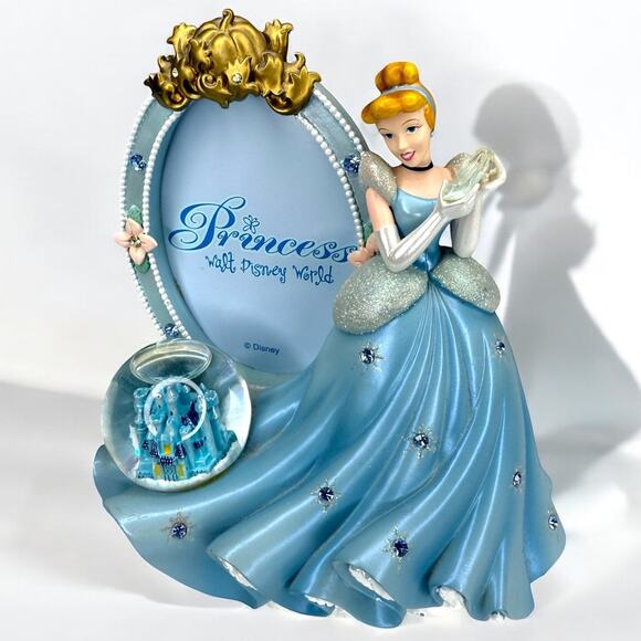 Cinderella Picture Frame and Mini Castle Snow Globe Walt Disney Parks & Resorts - Picture 1 of 9